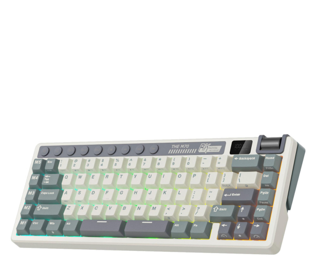 Royal Kludge RK M70 Cyan Purple Beige switch - 1455769 - zdjęcie 3